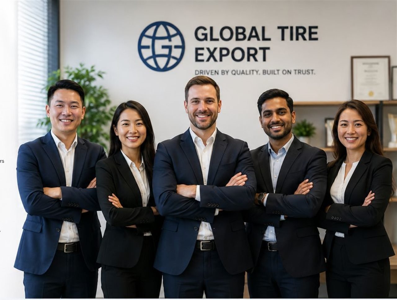 Global Tire Export international sales and customer support team