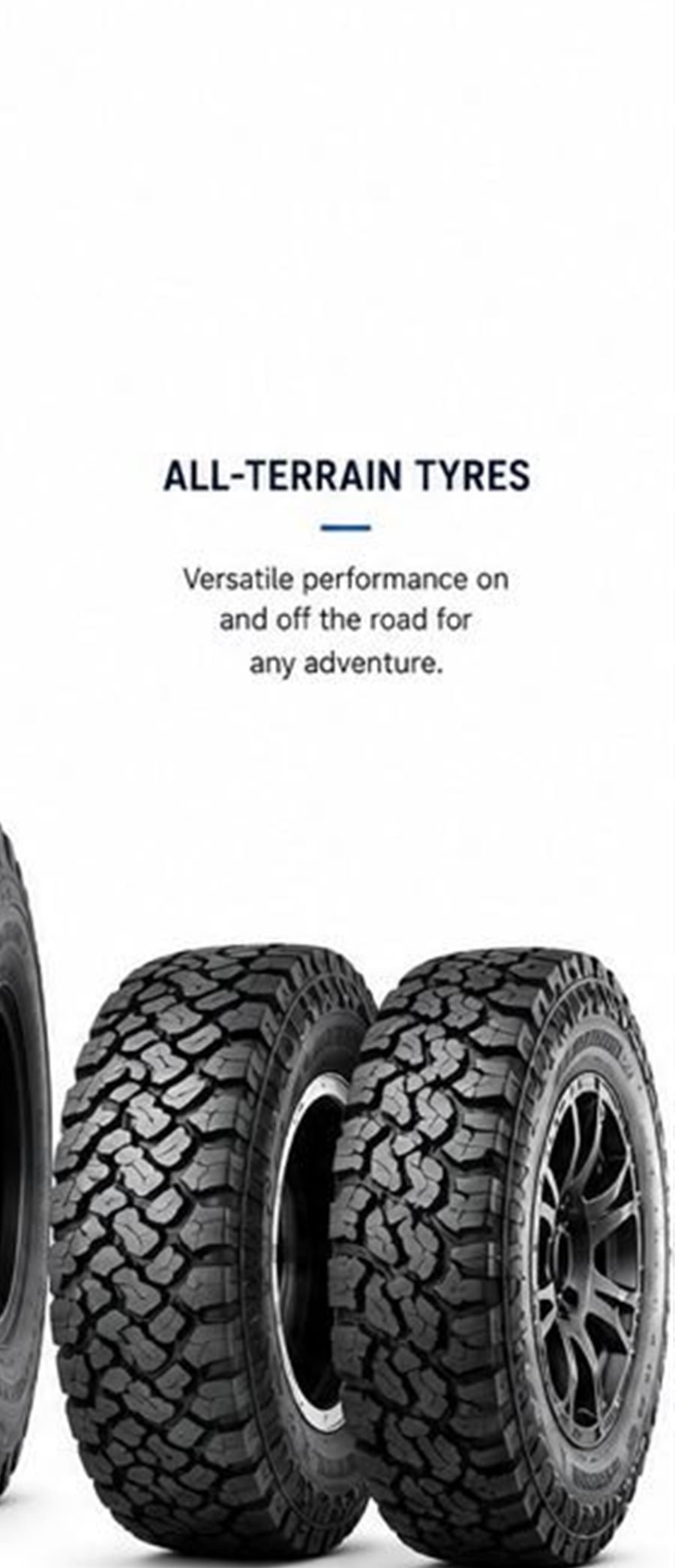 Light truck tire category visual